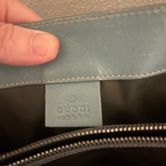 Gucci Guccissima Light Blue Tote Bag - Picture 7 of 12